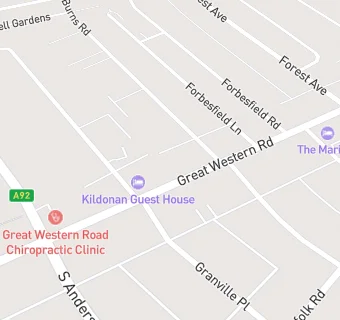 map for KILDONAN GUEST HOUSE