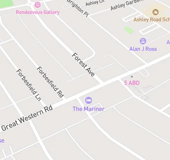 map for Davidsons Chemists (Great Western Road, Aberdeen)