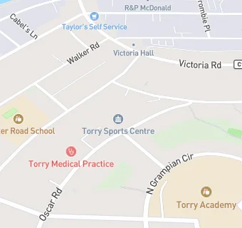 map for Torry Medical Practice