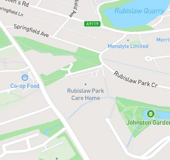 map for RUBISLAW PARK CARE HOME