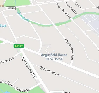 map for ANGUSFIELD HOUSE CARE HOME