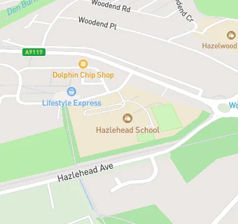 map for Hazlehead Primary School