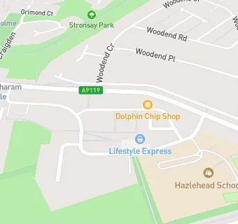 map for THE DOLPHIN FISH AND CHIP SHOP