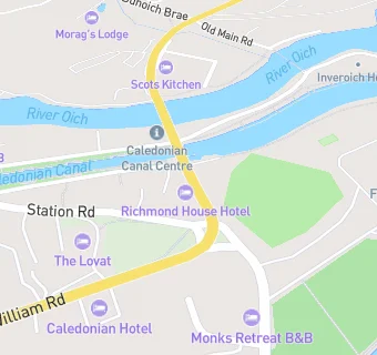 map for Richmond House Hotel