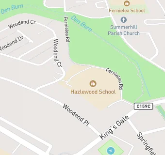 map for COUNTESSWELSS PRIMARY SCHOOL @ HAZLEWOOD SCHOOL