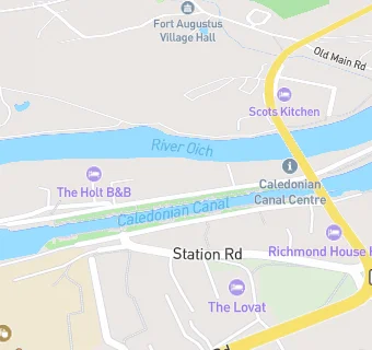 map for Caledonian Canal Centre