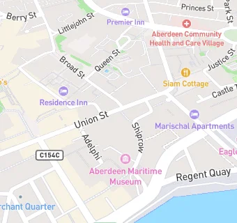 map for ABERDEEN VISITOR INFORMATION CENTRE