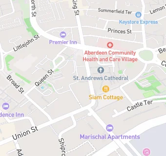 map for ABERDEEN ARTS CENTRE