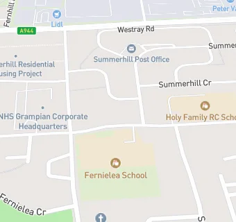 map for FERNIELEA SCHOOL NURSERY