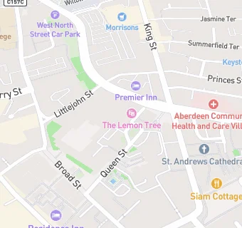 map for ABERDEEN CHILDRENS SERVICES