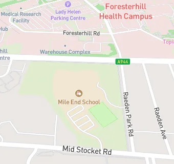 map for Mile End School