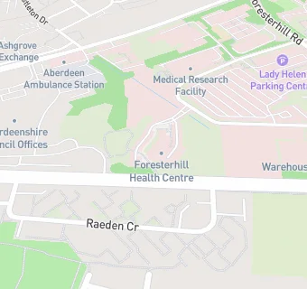 map for Your Local Boots Pharmacy (Foresterhill Health Centre, Aberdeen)