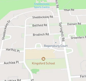 map for KINGSFORD SCHOOL