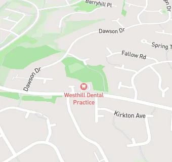 map for Westhill Dental Practice