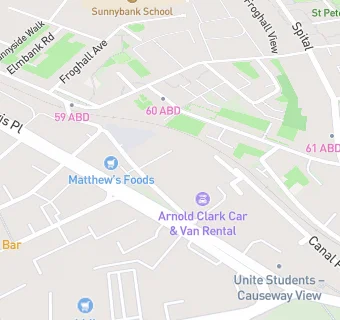 map for ABERDEEN TRANSPORT CLUB