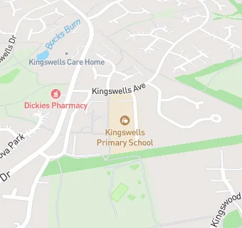 map for Kingswells Primary School