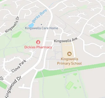 map for KINGSWELLS SCHOOL