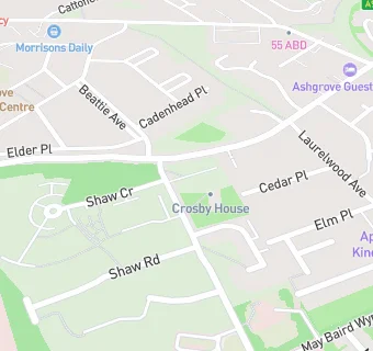 map for CROSBY HOUSE CARE HOME