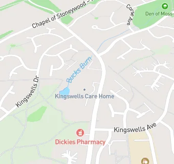 map for KINGSWELLS CARE HOME