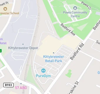 map for PUREGYM - KITTYBREWSTER