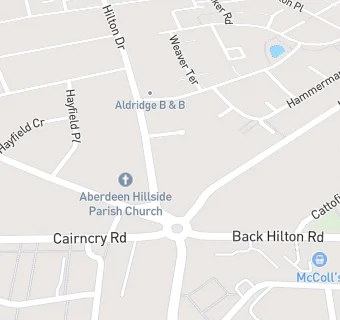 map for Websters Pharmacy (Hilton Drive, Aberdeen)