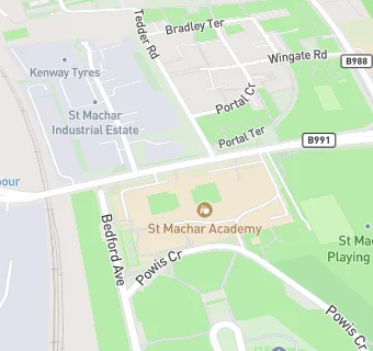 map for St Machar Academy