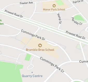 map for Bramble Brae School