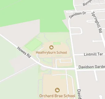 map for Heathryburn School