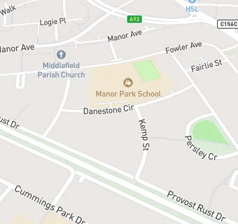 map for MANOR PARK COMMUNITY CRECHE