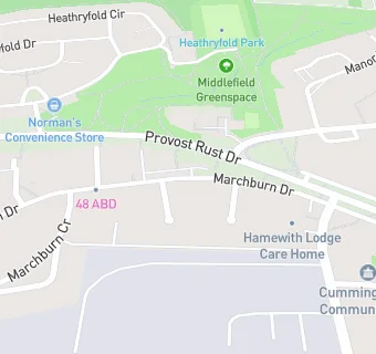 map for HAMEWITH LODGE CARE HOME - HC-ONE