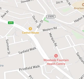 map for Woodside Medical Group