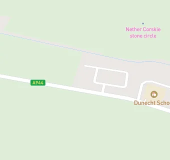 map for Dunecht School