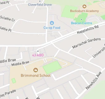 map for BRIMMOND PRIMARY SCHOOL