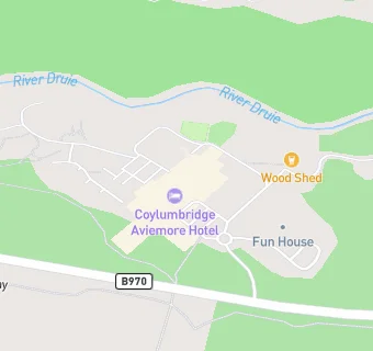 map for Coylumbridge Aviemore Hotel