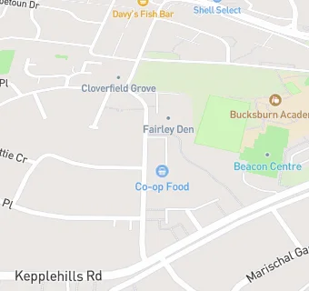 map for BUCKSBURN TANDOORI