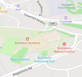 map for Bucksburn Academy