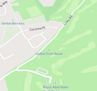 map for ABERDEEN LADIES GOLF CLUB