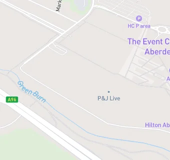 map for EVENTS AT P&J LIVE