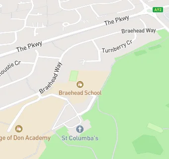 map for Braehead School