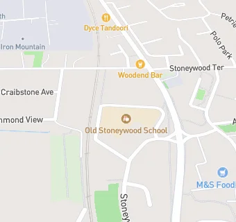 map for Stoneywood School