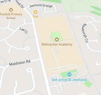 map for Oldmachar Academy