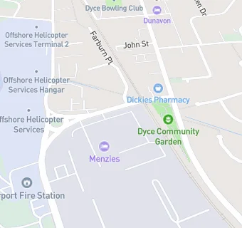 map for ABERDEEN AIRPORT DYCE HOTEL