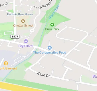 map for Leys Hotel and Craigmyle Lounge