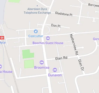 map for BEECHES GUEST HOUSE