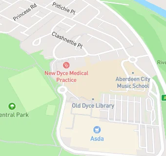 map for Dyce Academy