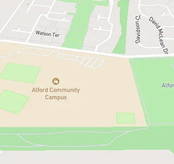 map for Alford Primary School