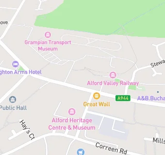 map for Macdonalds Of Alford