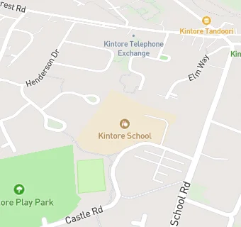 map for Kintore School