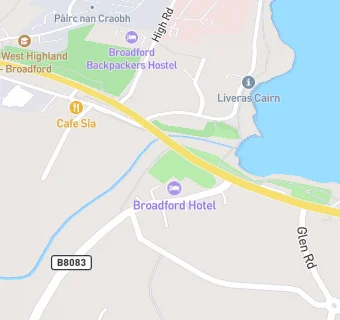 map for Broadford Hotel