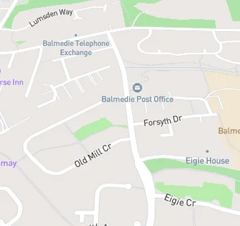 map for Balmedie Leisure Centre